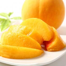 量より質にこだわり、しっかりと樹上完熟してから収穫した甘くてトロピカルな香りの黄桃です。