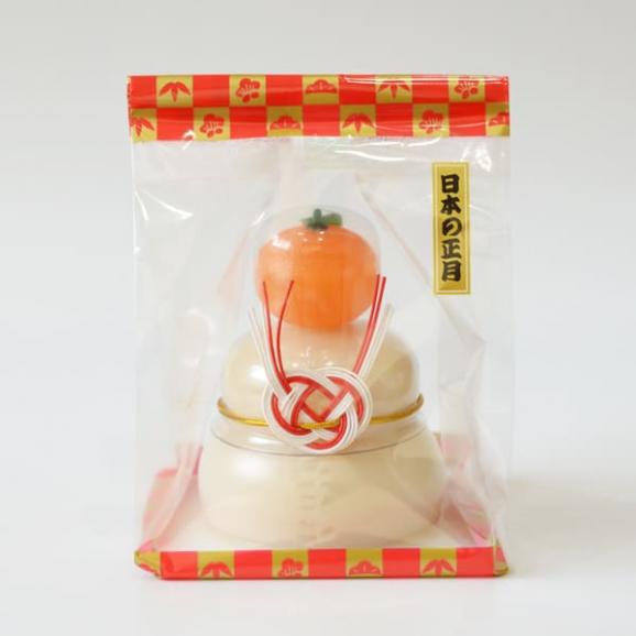 もちの城北／日本のお正月 鏡餅160g橙付(上下一体型)02