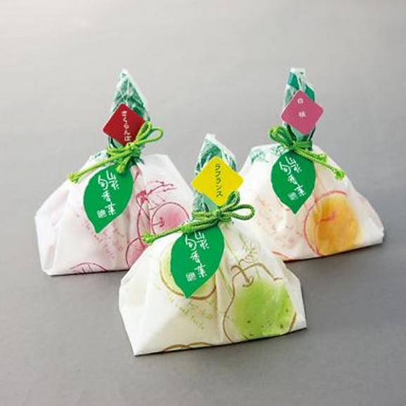 杵屋本店／山形旬香菓8個入(ラフランス×3、さくらんぼ×3、桃×2)03
