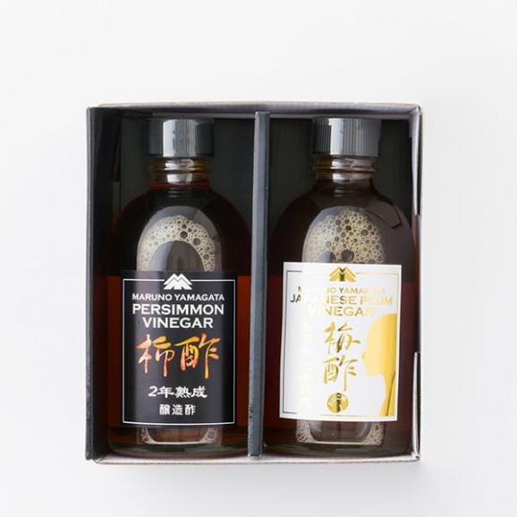 2年熟成原酢セット 柿酢・おばこ梅酢(300ml×2本)05