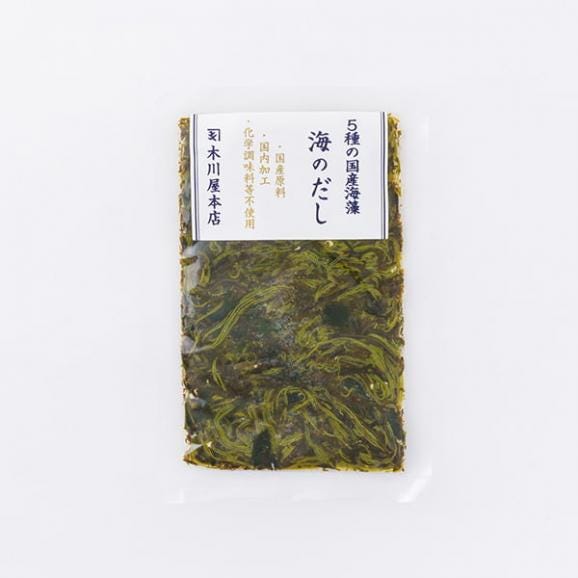 木川屋本店／海のだし(国産5種の海藻ミックス)10袋セット(80g×10)04