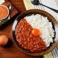 ウフウフガーデン／キーマーカレーと生たまごセット