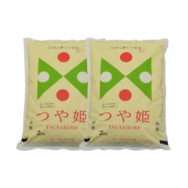 うまいず米／山形県産つや姫4kg精米(2kg×2袋)＜令和6年度産＞
