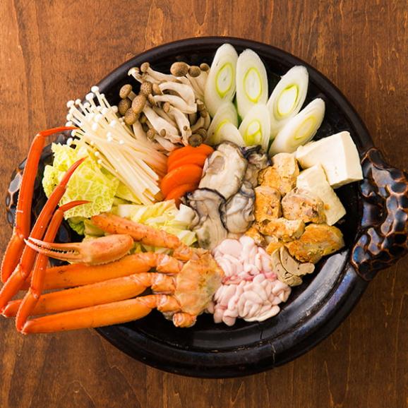 予約受付中:2月上旬頃より発送予定|庄内浜の痛風鍋セット2~3人前(牡蠣・紅ズワイガニ・あん肝・白子・味噌付き)03