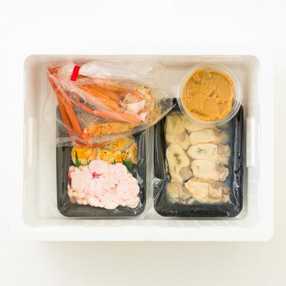 予約受付中:2月上旬頃より発送予定|庄内浜の痛風鍋セット2~3人前(牡蠣・紅ズワイガニ・あん肝・白子・味噌付き)05