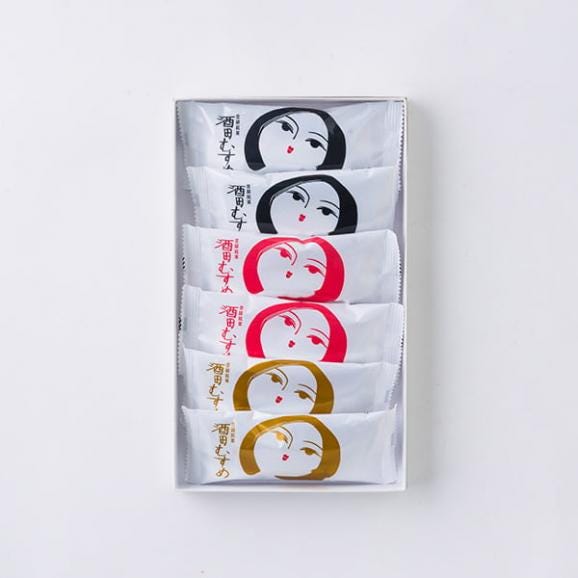 酒田菓匠菊池／酒田むすめ6個入（小豆こしあん&times;2、やきいもあん&times;2、コーヒーあん&times;2）05