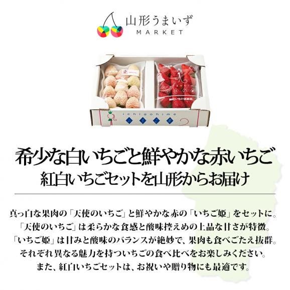 【2026年完売】2027年1月頃~予約開始予定|天使のいちごといちご姫 紅白詰め合わせ(約270g×2パック)02