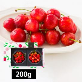 プレミアムさくらんぼ佐藤錦200gダイヤパック入