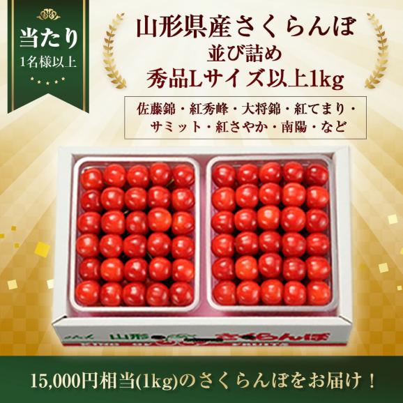山形県産さくらんぼ1kgラッキーくじ03