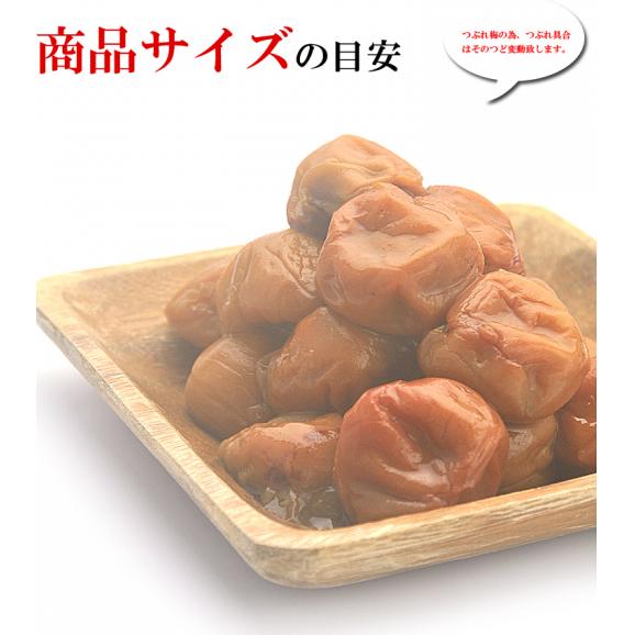 紀州南高梅 減塩 梅干し つぶれ梅 400g はちみつ漬け （ 塩分約5% ） [うめぼし 梅干 訳あり］【送料無料】04