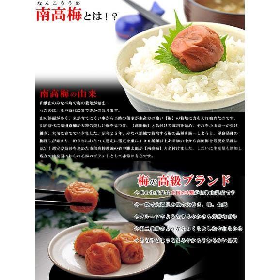 【送料無料】紀州南高梅 梅干し 無添加 白干し梅 1kg 訳あり つぶれ梅 塩分約20% ご飯のお供 うめぼし わけあり 梅 梅干04
