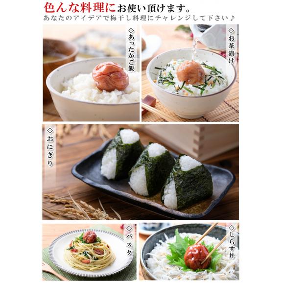 【送料無料】紀州南高梅 梅干し 無添加 白干し梅 1kg 訳あり つぶれ梅 塩分約20% ご飯のお供 うめぼし わけあり 梅 梅干06