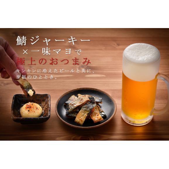 【新商品！】やみつき おつまみ 炙り鯖ジャーキー（国産さば使用 90g チャック付き袋）焼鯖 サバ さば おやつ 魚 ジャーキー 珍味 酒の肴 フィッシュジャーキー 晩酌 直火焼04