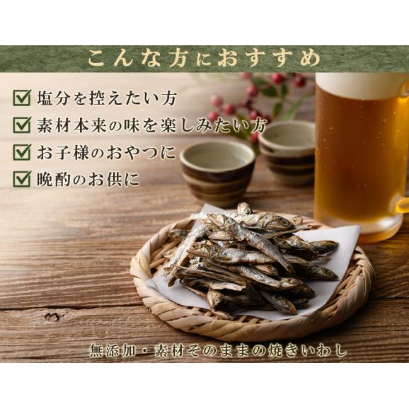 国産 焼きいわし 55g&times;3個 無添加 無塩（食塩不使用）干物 かたくちいわし 低温乾燥後 香ばしく焼き上げました 小魚 珍味 おつまみ おやつ06