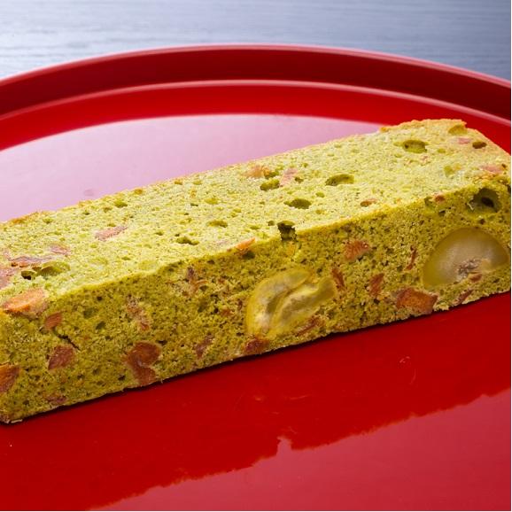 “料亭手作り” 栗と干し柿の抹茶パウンドケーキ02
