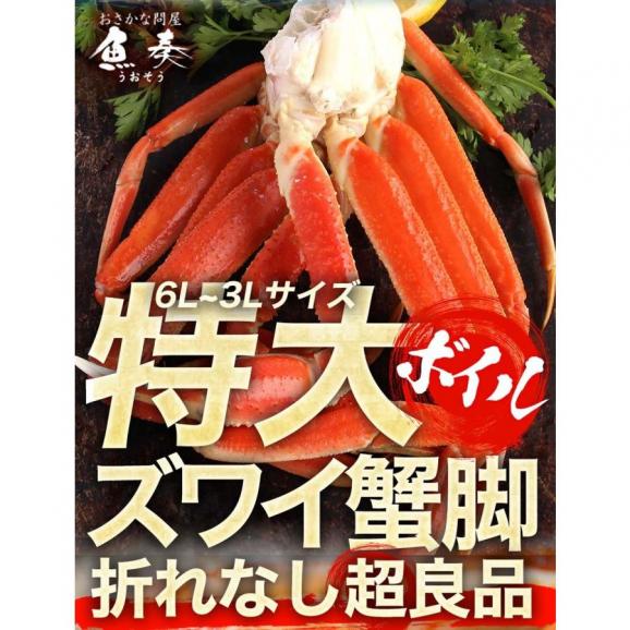 ボイル ズワイガニ 特大 脚 5kg お歳暮 ギフト かに カニ 蟹 ずわい BBQ 敬老 敬老の日 ギフト進物03