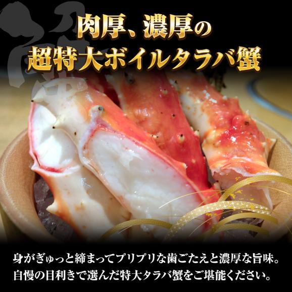 超特大ボイルたらばがに 7L 約1500g 極太 セクション 1肩 特大
