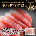 まぐろ 2kg お造り用 マグロ 短冊 鮪 まぐろ キハダ 黄肌鮪 きはだ 訳あり 送料無料 生食用 太平洋 業務用 メガ盛り