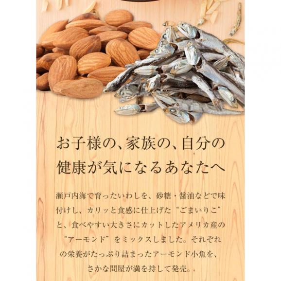 瀬戸内海産 アーモンド小魚 320g 大容量 メガ盛り 珍味 アーモンド 365日配送 メール便 酒の肴 在宅 おつまみ 家飲み おやつ イワシ いわし 鰯03