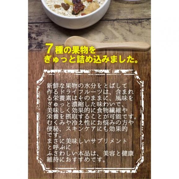 7種のドライフルーツ お徳用 500g メガ盛り 送料無料 メール便 ダイスカット MIX ミックス 果物 保存 訳あり 母の日 父の日03