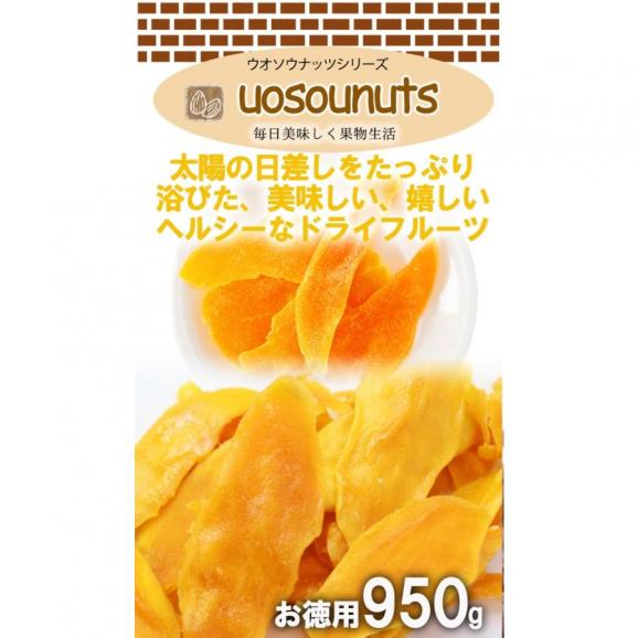 ドライマンゴー メガ盛り お徳用 950g 送料無料 メール便 完熟 タイ産 ドライフルーツ 訳あり 芒果 保存 母の日 父の日05