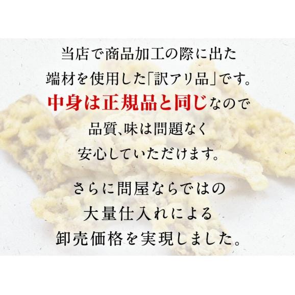 焦がし醤油 イカ天 200g 訳あり メガ盛り サクサク いか天 イカ 珍味 最安値挑戦 酒の肴 在宅 おつまみ02