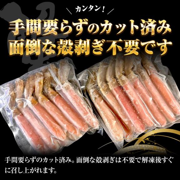 生ずわいがに ぐるむき 1kg（20本） 極太 特大 かに カニ 蟹 生食可能 かに刺し かにしゃぶ フルポーション 棒ポーション ずわい 送料無料04