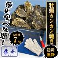 広島産 殻付き牡蠣 訳あり 7キロ(約75個) カンカン焼き カキ かき 宮島 BBQ ナイフ 軍手付 ギフト 取り寄せ