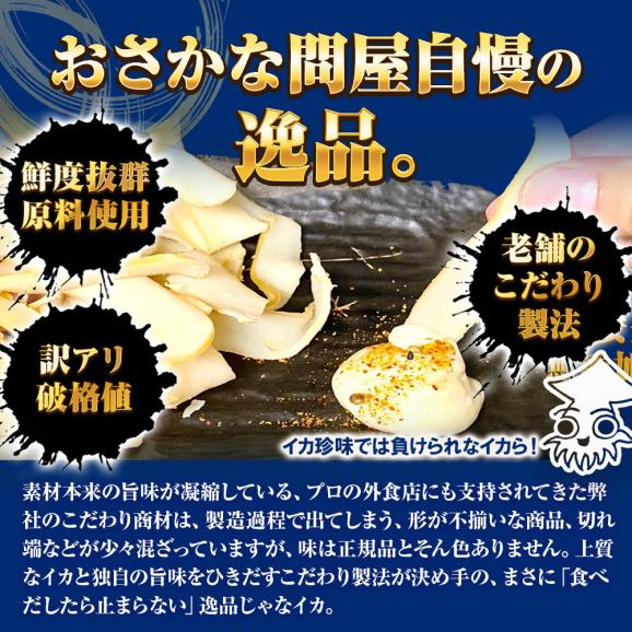 イカ燻製 いか燻製 140g いかくん 訳あり 破格 メガ盛り 珍味 酒の肴 在宅 おつまみ ギフト 家飲み メール便02