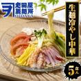 生冷やし中華 5食 生めん ひやし中華 冷やし中華始めました 醤油ダレ ポスト投函 ちぢれ麺 簡単 土用丑 中元 ギフト スタミナ 取寄せ