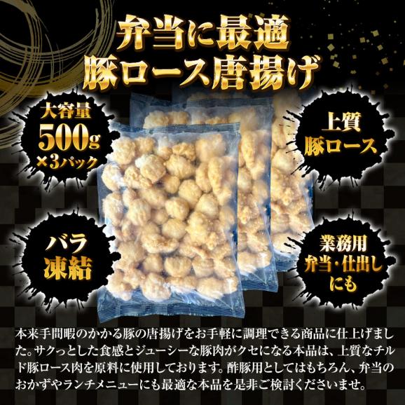豚ロース 唐揚げ 500g ぶた唐揚げ 豚カラ ぶた ブタ 豚 国内製造 豚肉 やわらか ポイント利用 お試し商品 サンプル02