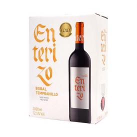 ボックスワイン 赤ワイン 辛口 3000ml エンテリソ ティント バッグ イン ボックス ボデガス コヴィニャス スペイン 箱ワイン 大容量 パックワイン box ^HJCIBTZ0^