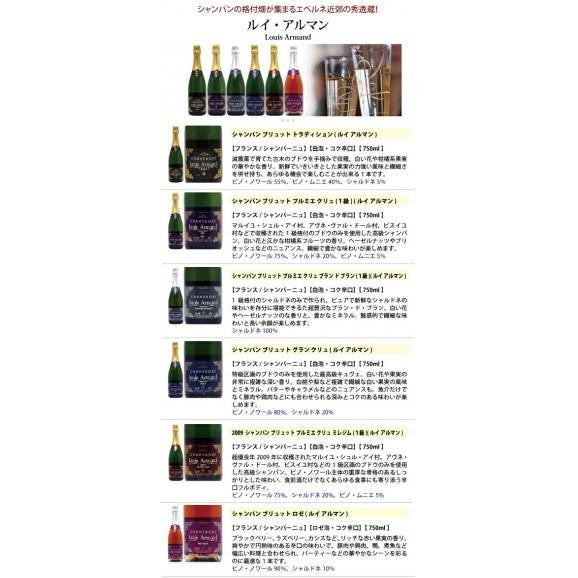 シャンパン ブリュット プルミエ クリュ ブラン ド ブラン 750ml ルイ アルマン (シャンパン フランス シャンパーニュ) 白泡 コク辛口 ^VAAL31Z0^02