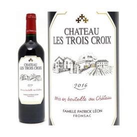 2016 シャトー レ トロワ クロワ 750ml フロンサック ボルドー フランス 赤ワイン コク辛口 ワイン ^ANTX0116^