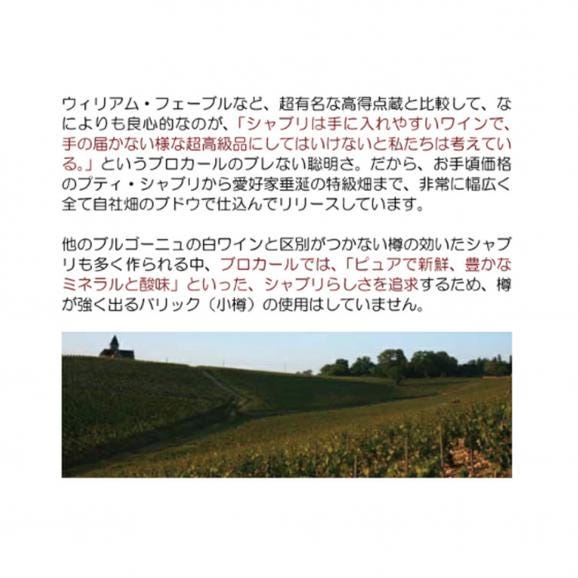 2023 シャブリ プルミエ クリュ ヴォー ド ヴェイ BIO 750ml プリューレ サン コム/ジャン マルク ブロカール フランス 白ワイン ^B0RDVY23^05
