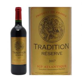 2017 トラディション レゼルヴ ルージュ IGP アトランティック 750ml ボルドー アキテーヌ フランス 赤ワイン コク辛口 ^D0IATV17^