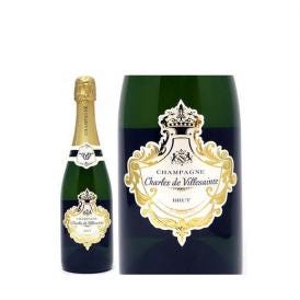 シャンパン ブリュット 750ml シャルル ド ヴィルサント  (シャンパン フランス シャンパーニュ) 白泡 コク辛口 ワイン ^VACVBRZ0^