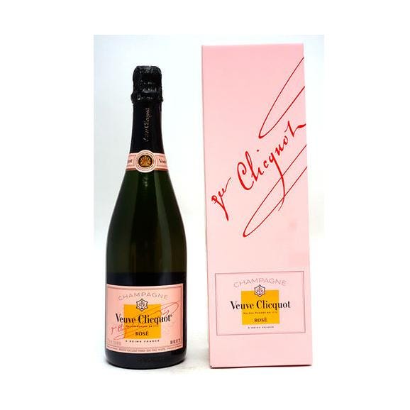 veuve clicquot rose champagne/750ml 2本