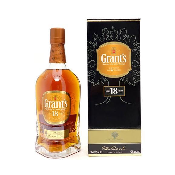 【お年玉セール特価】 箱付 40度 18年 グランツ 700ml スコッチウイスキー 正規品 ウイスキー