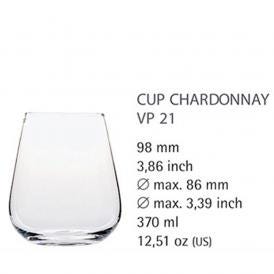 V21 G＆C ノンレッド クリスタル シャルドネ ヴィノフィル21 足なし グラス ワイン ^ZCGCV020^