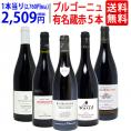 ワイン ワインセット ブルゴーニュ有名蔵 すべて激ウマ赤５本セット 送料無料 飲み比べセット ギフト ^W0B580SE^