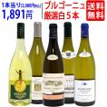 ワイン ワインセット ブルゴーニュ厳選白５本セット 送料無料 飲み比べセット ギフト ^W0CHD1SE^