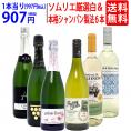 ワイン ワインセット ソムリエ厳選白&本格シャンパン製法入り6本セット 送料無料 (白3本+泡3本) スパークリング 飲み比べセット ギフト ^W0NW82SE^