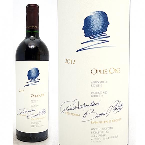オーパスワン 2012 750ml 赤ワイン コク辛口 ６本ご購入でワイン木箱