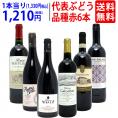 ワイン ワインセット 代表ぶどう品種赤６本セット 送料無料 飲み比べセット ギフト ^W0S1A8SE^