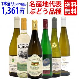 ワイン ワインセット 名産地 代表ぶどう品種 白６本セット 送料無料 飲み比べセット ギフト ^W0S335SE^