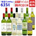 ワイン ワインセット ワイン誌高評価蔵や金賞蔵ワインも入った辛口白１２本セット 送料無料 (6種類各2本) 飲み比べセット ギフト ^W0ZSA0SE^