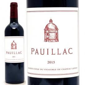 2015 ポイヤック ド ラトゥール 750ml ポイヤック ボルドー フランス 赤ワイン コク辛口 ワイン ^ABLA3115^