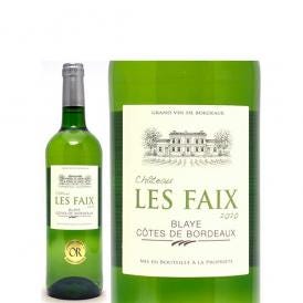 金賞 2020 シャトー レ フェ ブラン 750ml ブライ コート ド ボルドー フランス 白ワイン コク辛口 ワイン ^ANFX1120^
