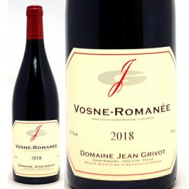 [2018] ヴォーヌ ロマネ 750ml ジャン グリヴォ (ブルゴーニュ フランス) 赤ワイン コク辛口 ワイン ^B0GVVR18^